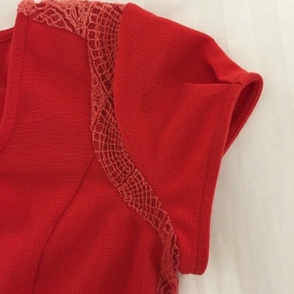 Anthropologie Pins & Needles Red Dress - Picture 5 of 11